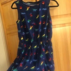 Open back rainbow unicorn geo romper short